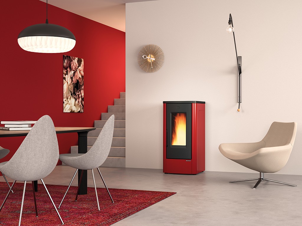 Poêle à granules canalisable - EXTRAFLAME Dahiana Plus AD 10 kW