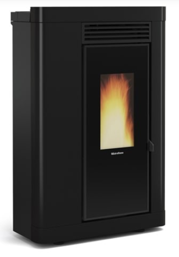 Poêle à granules extra-plat canalisable - EXTRAFLAME Annabella AD Evo 9 kW