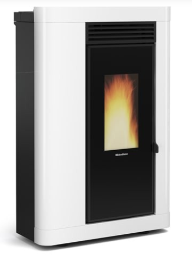 Poêle à granules extra-plat canalisable - EXTRAFLAME Annabella AD Evo 9 kW