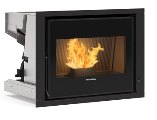 Insert à granulés ventilé - EXTRAFLAME Comfort P70 H49 5.0 8 kW