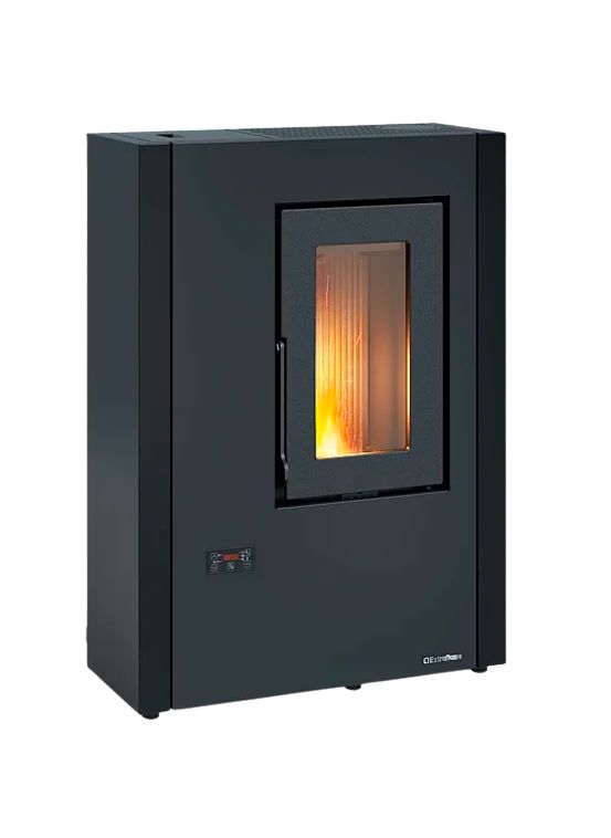 Poêle à granules étanche extra plat - EXTRAFLAME Luisella 5.0 Maxi 7 kW