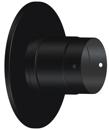 Rosace traversée murale Ø100mm - DEKO PELLETS CLASSIQUE