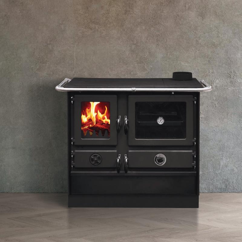 Thermo cuisinière à bois - INTERSTOVES Magnum Hydro SD steel 14 kW