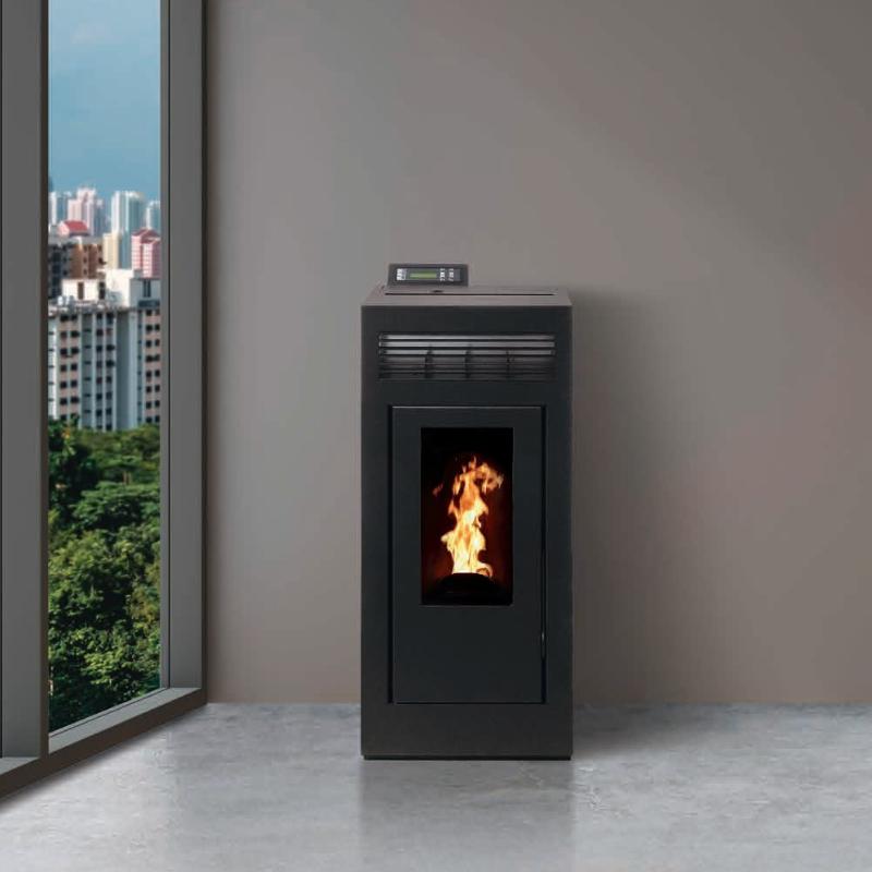PACK : Poêle à granules étanche + Kit ventouse - INTERSTOVES Marina Concentrique 11 kW