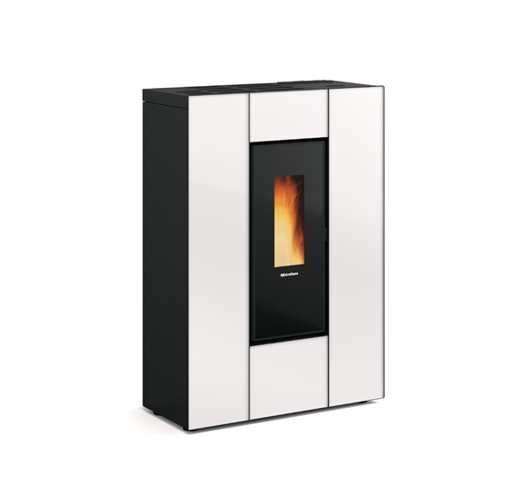 Poêle à granules slim canalisable - EXTRAFLAME Marilena Plus Crystal 5.0.16 8 kW