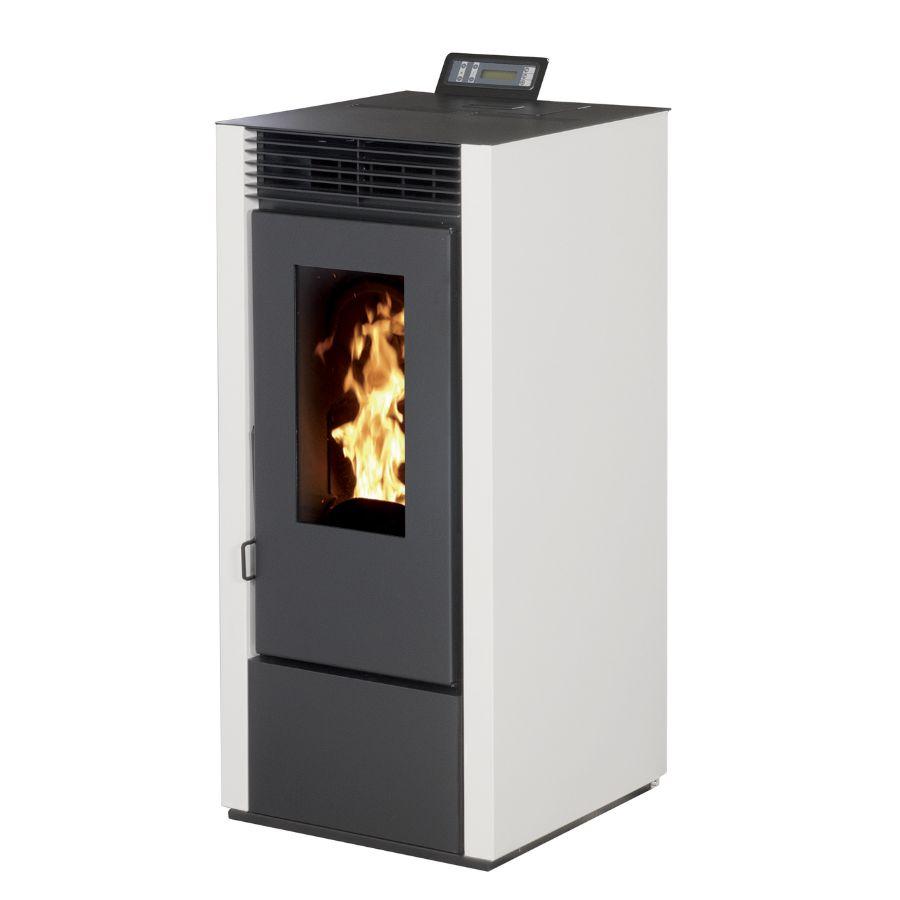 PACK : Poêle à granules étanche canalisable + Kit ventouse - INTERSTOVES Marina 14C 14 kW