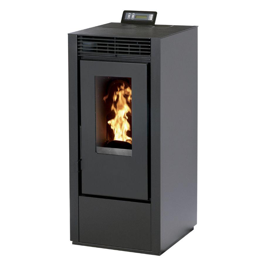 PACK : Poêle à granules étanche canalisable + Kit ventouse - INTERSTOVES Marina 14C 14 kW