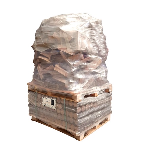 SimplyMixte Bois compressé + Box Bois de chauffage 25cm