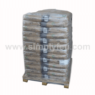Granulés de Bois Premium Pure Pellet - 2 palettes - 130 sacs 1950kg