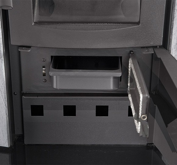 Poêle à bois avec four raccordable - LA NORDICA Ester Forno 5.0 8.2 kW