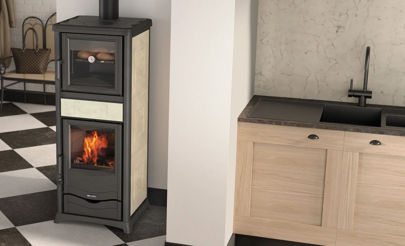 Thermo poêle à bois avec four - LA NORDICA TermoRossella Plus Forno DSA.16 11.1 kW