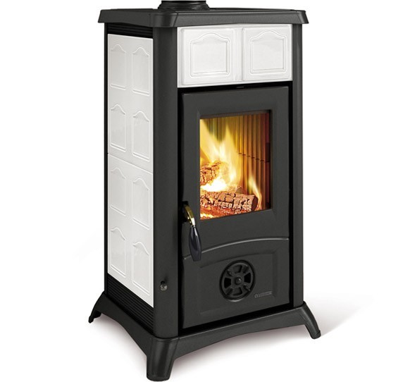 Poêle à bois en céramique - LA NORDICA Gemma Lean Ceramica 6 kW