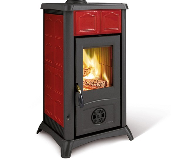 Poêle à bois en céramique - LA NORDICA Gemma Lean Ceramica 6 kW
