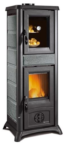 Poêle à bois avec four - LA NORDICA Gemma Forno.165 Pierre 7.3 kW