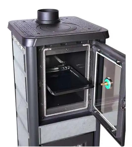 Poêle à bois avec four - LA NORDICA Gemma Forno.165 Pierre 7.3 kW