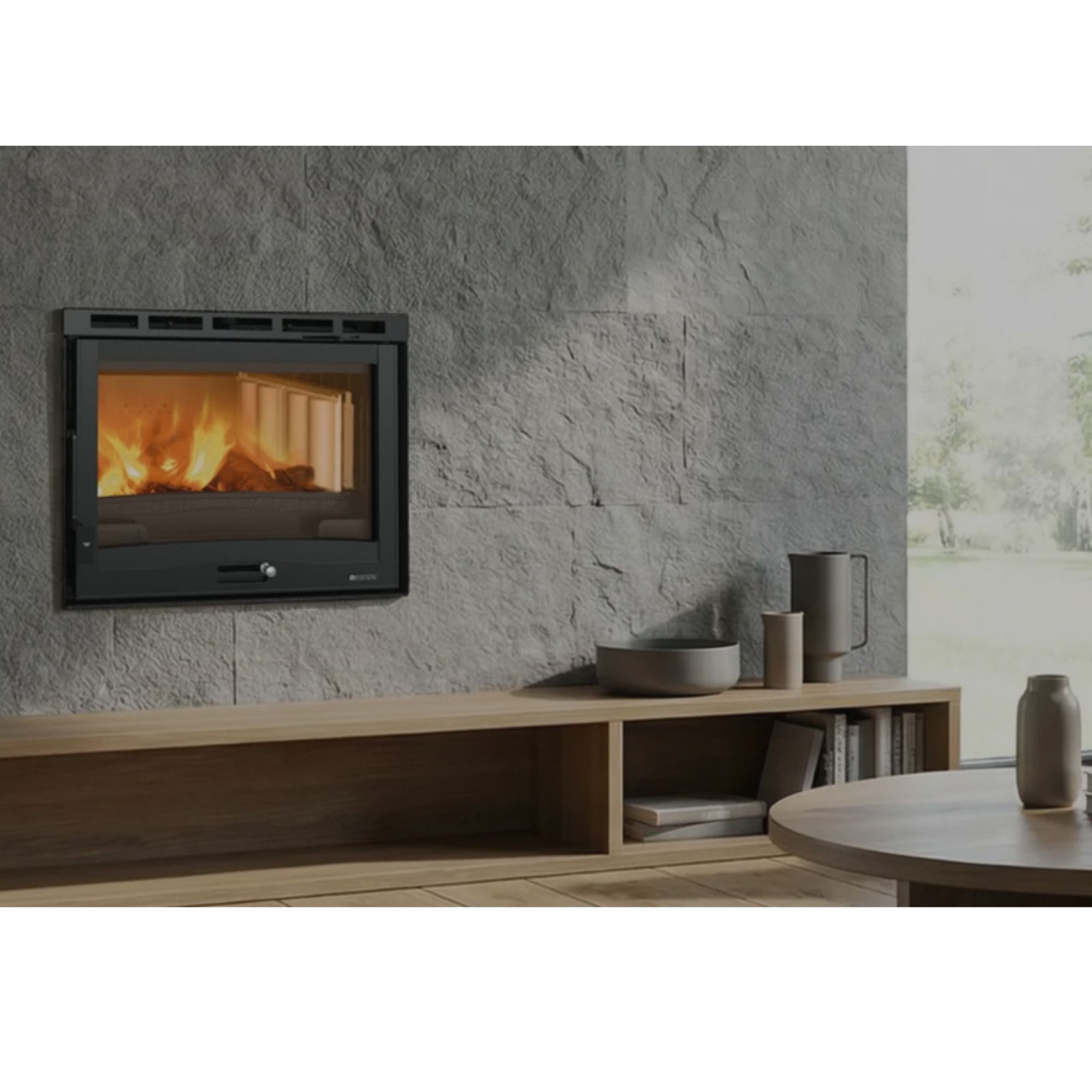 Insert à bois ventilé - LA NORDICA Inserto 70 .165 7.8 kW