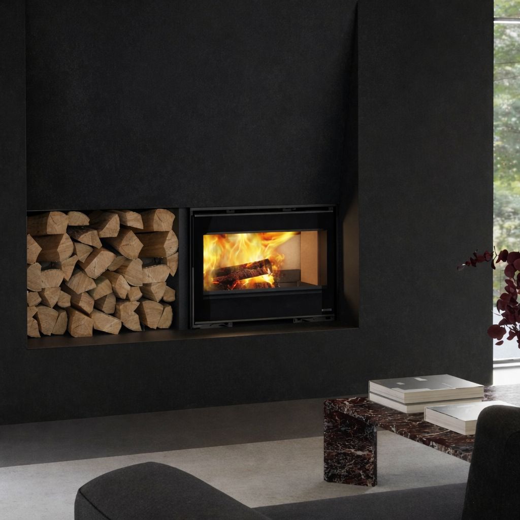 Insert à bois ventilé - LA NORDICA Inserto 80 Lean 9.5 kW