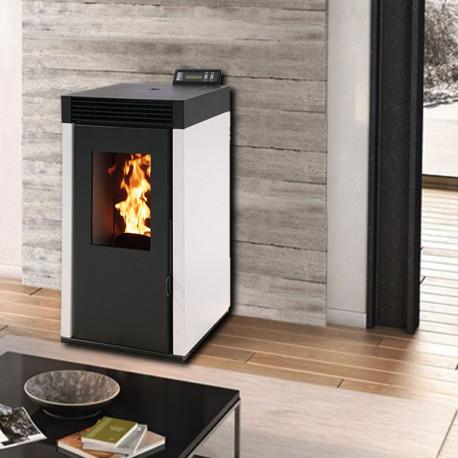 PACK : Poêle à granules étanche + Kit ventouse - INTERSTOVES Marina 8 kW