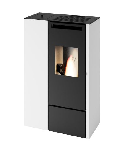 Poêle à granulés étanche slim canalisable - PUNTO FUOCO Olivia Can 9.9 kW