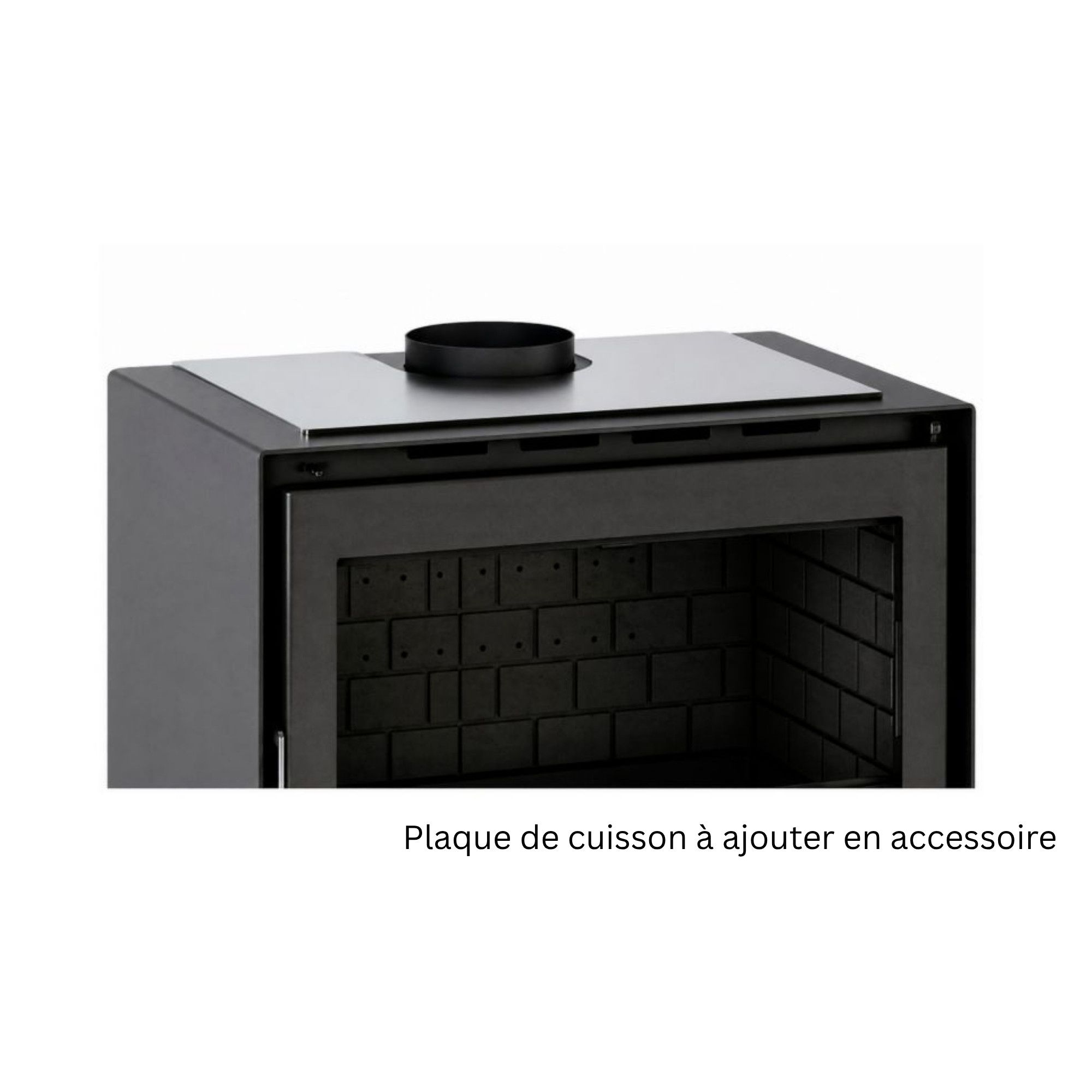 Poêle à bois fonte acier - FIREMATIC Boone 12.6 kW