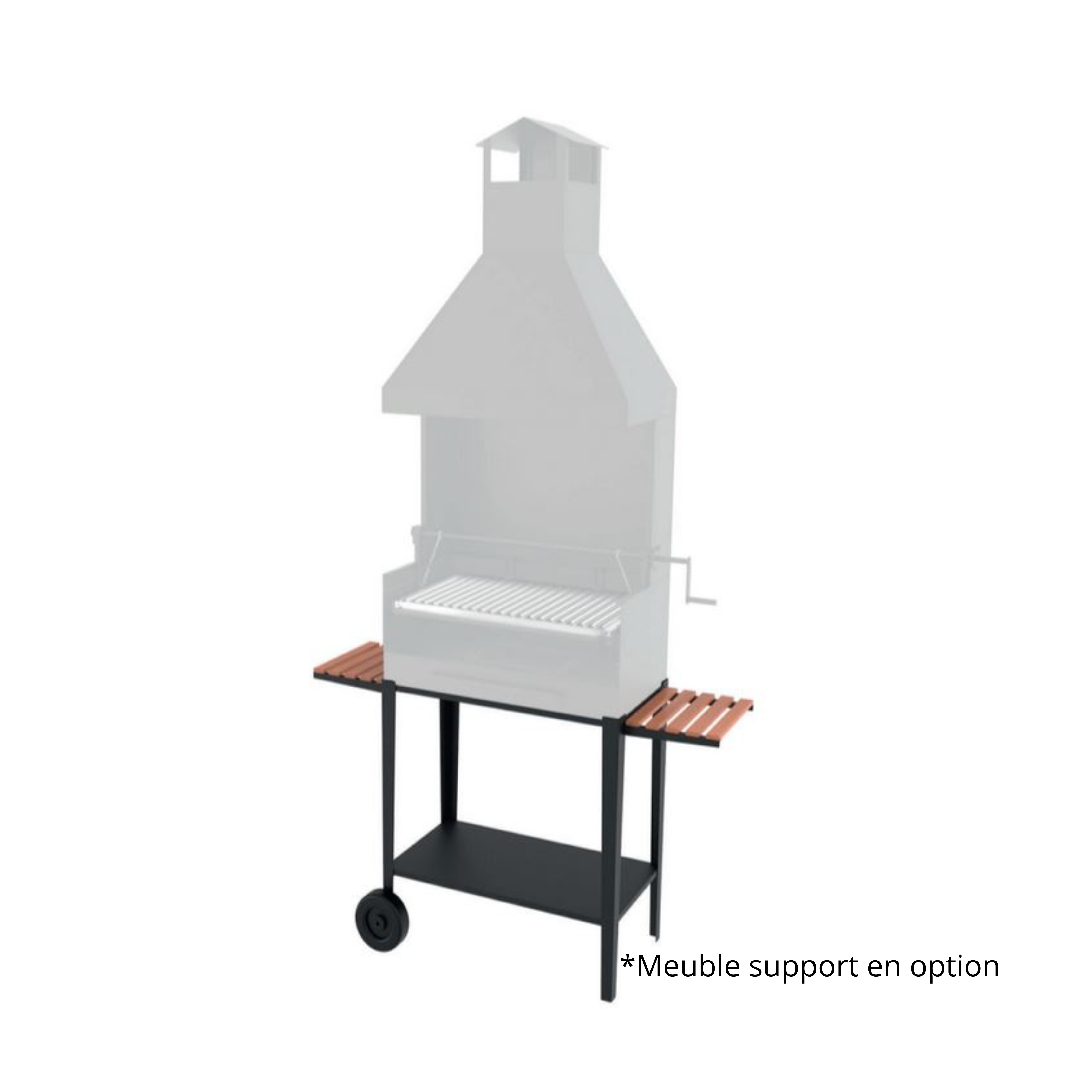 Barbecue bois/charbon - FM CALEFACCION - BVE-80