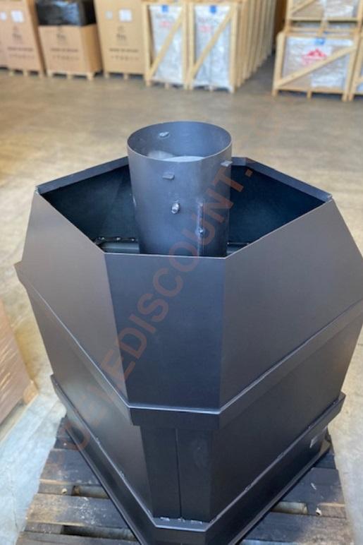 Poêle à bois cheminée d'angle - FIREMATIC Arizona 10.9 kW