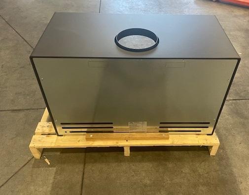 Poêle à bois raccordable sur pieds - BRONPI Cairo 90 Box 13 kW