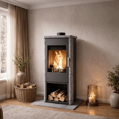 Poêle à bois Haas + Sohn VITORRE Serpentino 6 kW