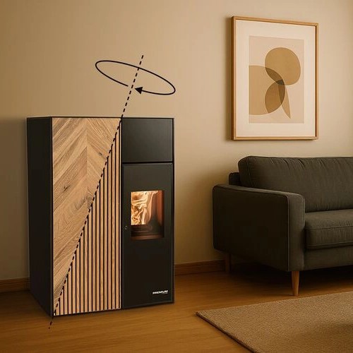 Poêle à granulés Haas und Sohn HSP 8 LUCCA-II RLU Fliptile 8,5 kW