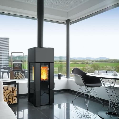 Poêle à bois Wodtke New Look F9 | 6 kW indépendant de l’air ambiant