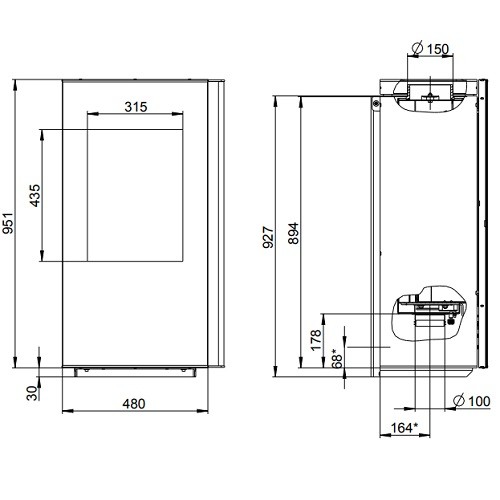 Poêle à bois Wodtke Casa 6 kW