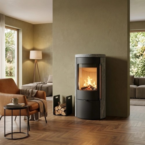 Poêle à bois Novaline Carino Max ST 7 kW
