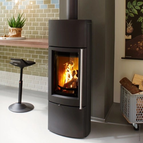 Poêle à bois Leda Delta Plus 6 kW accumulateur de chaleur