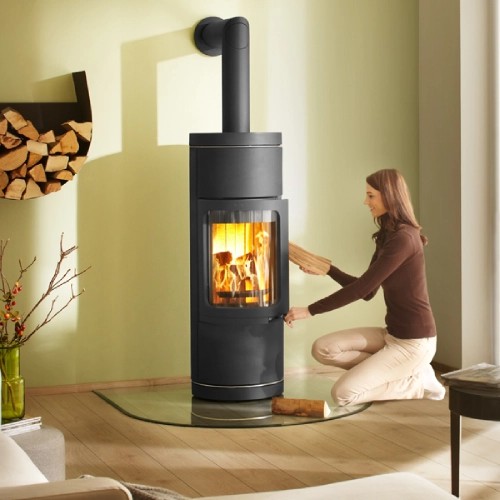 Poêle à bois Leda Novia Plus 6 kW accumulateur de chaleur