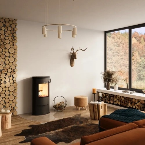 Poêle à bois Lotus Liva 6 acier 5 kW