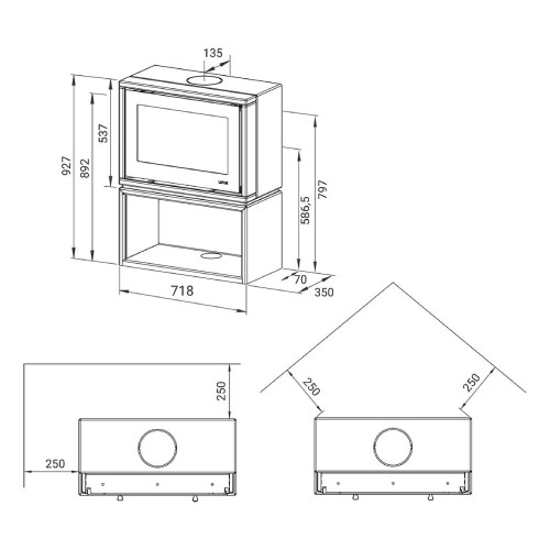 Poêle à bois Lotus Style 370 | 5,8 kW