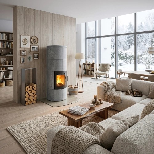 Poêle à bois Lotus M2 ecoLine 5,5 kW accumulateur