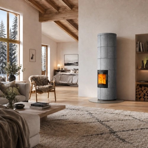 Poêle à bois Lotus M3 ecoLine 5,5 kW accumulateur