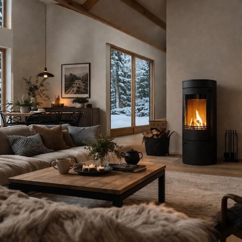 Poêle à bois Lotus Orbis 1 ecoLine 5 kW