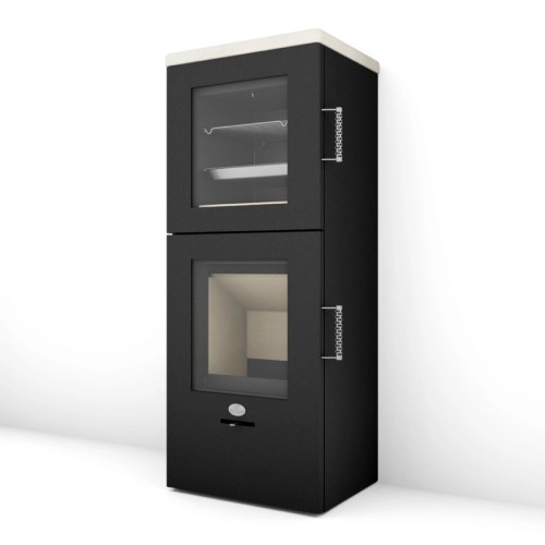 Poêle à bois Max Blank Nunrberg BF 6,5 kW Compartiment de cuisson