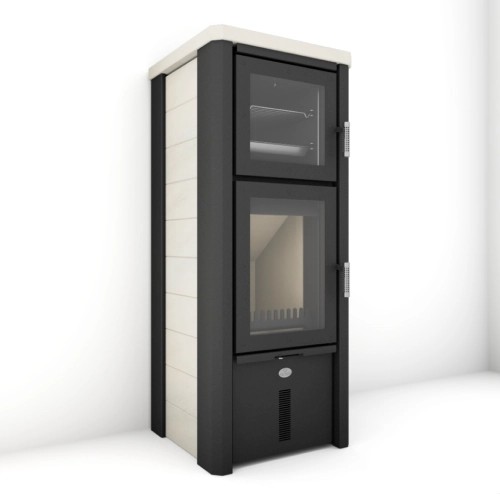 Poêle à bois Max Blank Odin BF 7,5 kW Compartiment de cuisson