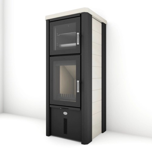 Poêle à bois Max Blank Odin BF 7,5 kW Compartiment de cuisson