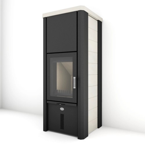 Poêle à bois Max Blank Odin SP 7,5 kW Accumulateur de chaleur