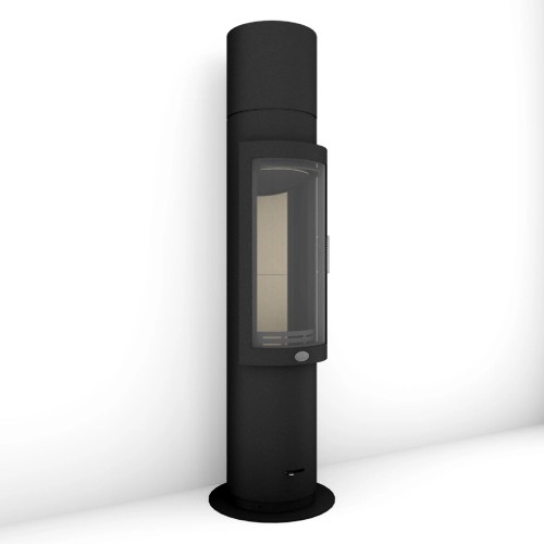 Poêle à bois Max Blank Dijon L 8,5 kW
