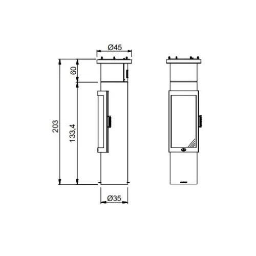 Poêle à bois Max Blank Andorra 8,5 kW