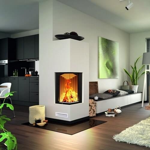 Insert bois Spartherm Arte 2LRh-66 6,4 kW porte coulissante