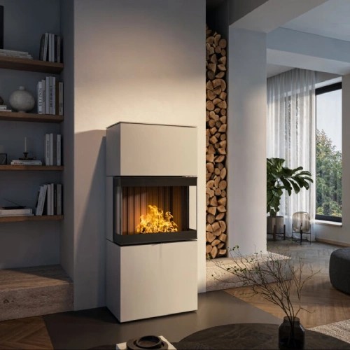 Poêle à bois Spartherm Largo S Steel 8,8 kW
