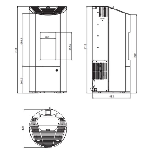 Poêle à granulés Olsberg Levana 3.0 | 6 kW étanche