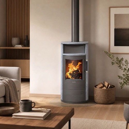 Poêle à bois Justus Island 5 2.0 | 5 kW