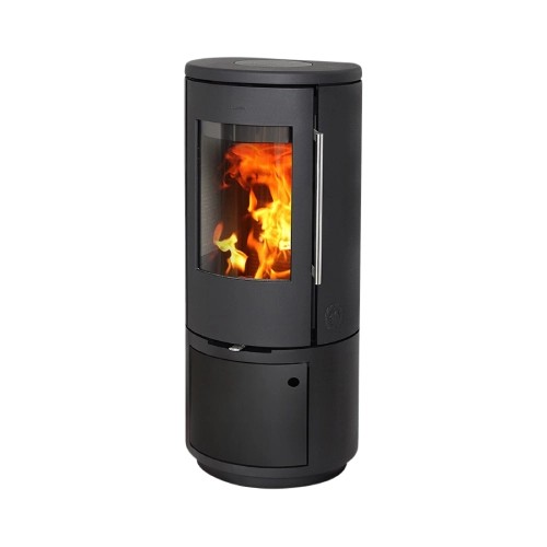 Poêle à bois Morsoe 7343 | 4,3 kW avec un compartiment pour ranger le bois